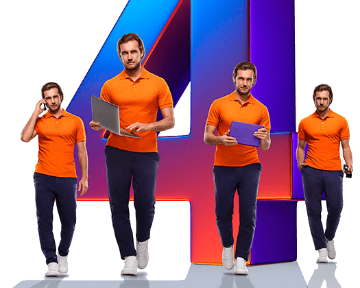 Великолепная четверка Ростелеком в&nbsp;село Сотниково (Красноярский край)